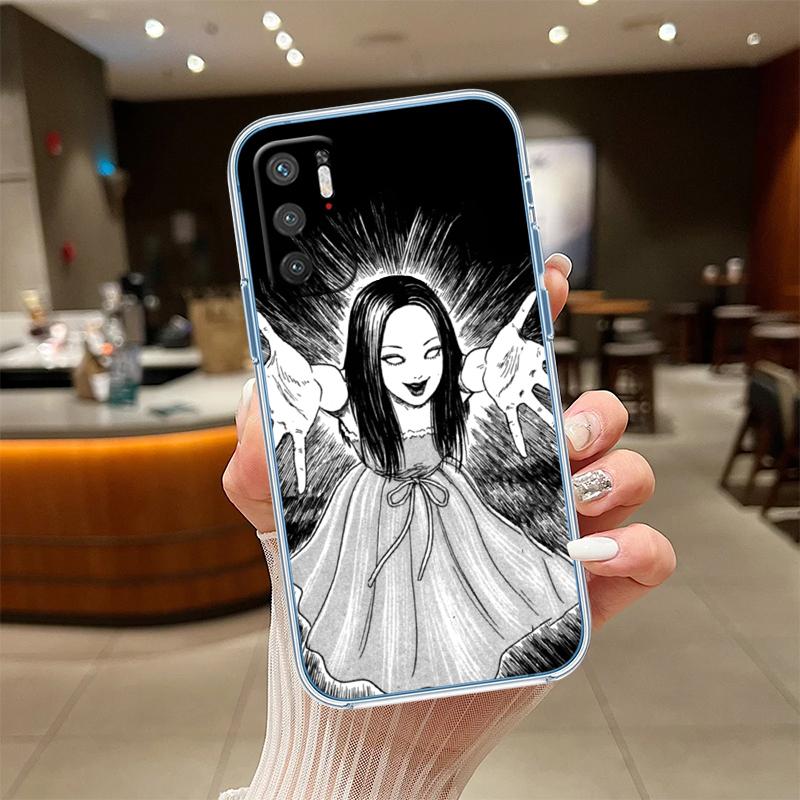 

NH35 Junji Ito Tomie Transparent Phone Case for Motorola Moto Edge 20 30 40 50 S30 Fusion Ultra Pro Neo Lite + G200 G23 Motorola Edge 30