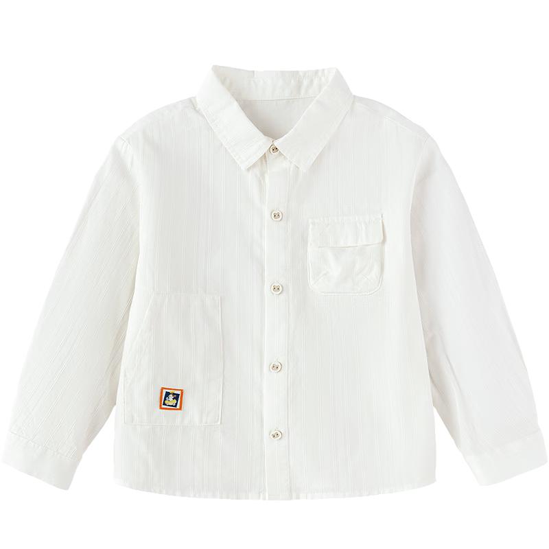 Balabala Kids Long Sleeve Cotton Shirt