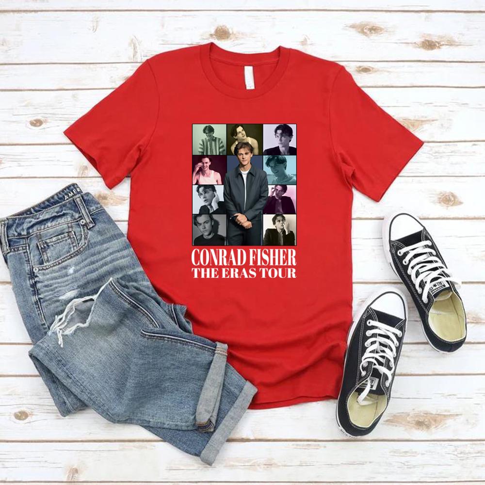 Conrad Fisher The Eras Tour T-Shirt Team Conrad Tshirt Summer I Turned Pretty T-shirt Women Graphic T Shirts Cousins Beach Tee