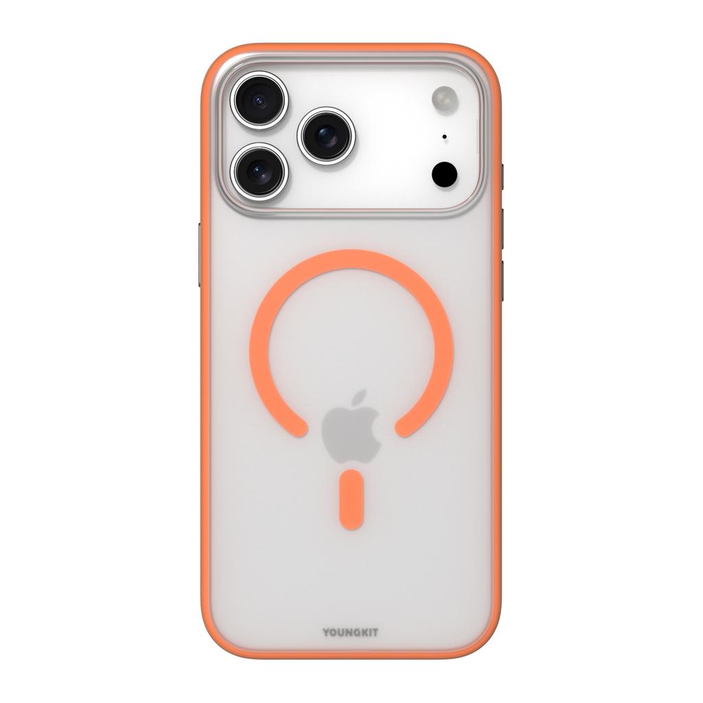 YOUNGKIT For iPhone 17 Pro Max Clear Case Compatible with MagSafe Shockproof TPU PC Phone Back Cover