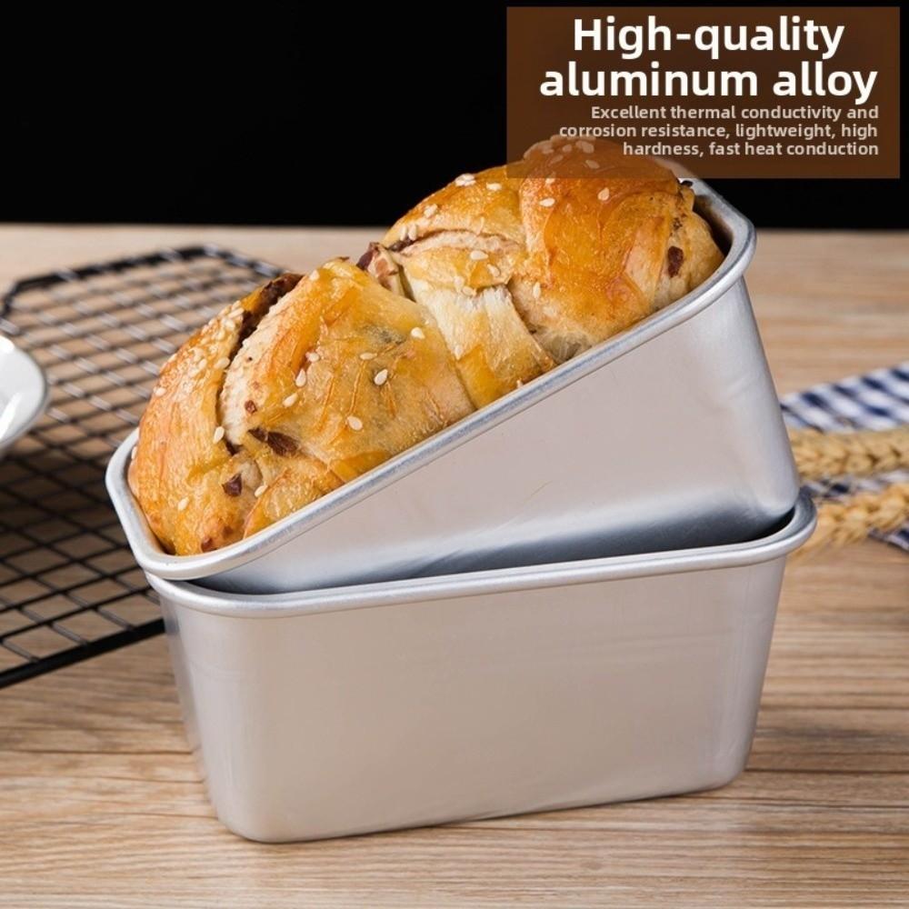 Rectangular Baking Mold Easy Release Non Stick Loaf Pan Mold Baking Tools Aluminum Alloy Bread Pan Toast Mold Oven Safe