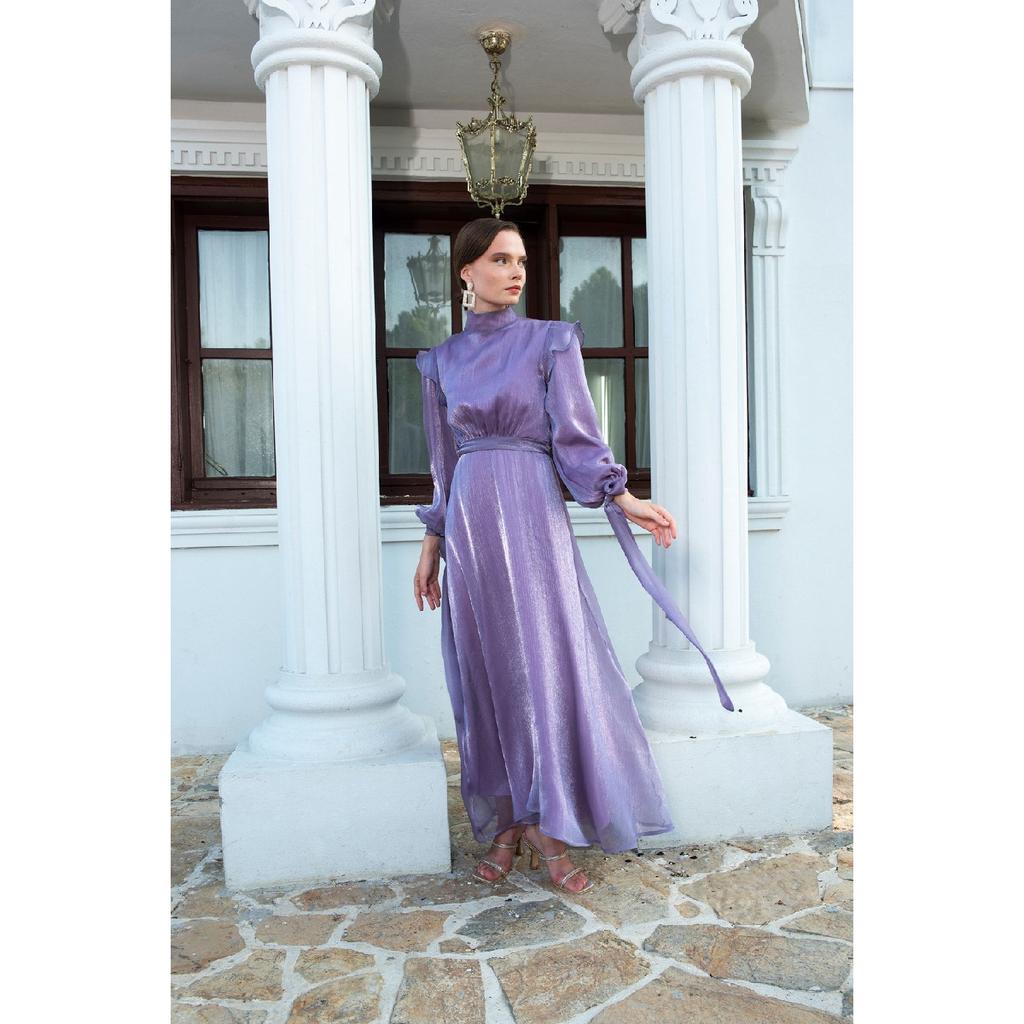 Suknia wieczorowa Mira w kolorze granatowym