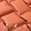 Car Seat Cushion Breathable Nappa Leather with Cloud Honeycomb Pressure-Reducing Comfort Design for All-Season Fit Multiple Colors