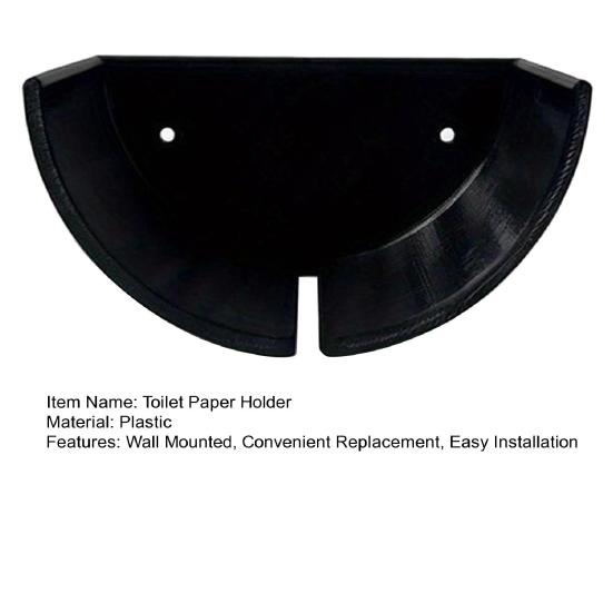 Wall Mounted Toilet Paper Dispenser 3D Printed Toilet Roll Holder No Drilling Paper Towel Holder for Bathroom Kitchen Rolls