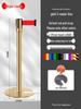 Retractable Queue Barrier Post with Belt