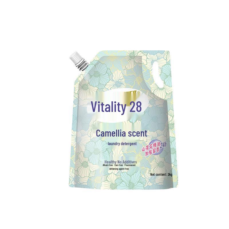 Huoli Erba Camellia-Scented Laundry Detergent: Long-Lasting Fragrance, Powerful Stain Removal, and Color Protection Variant 1