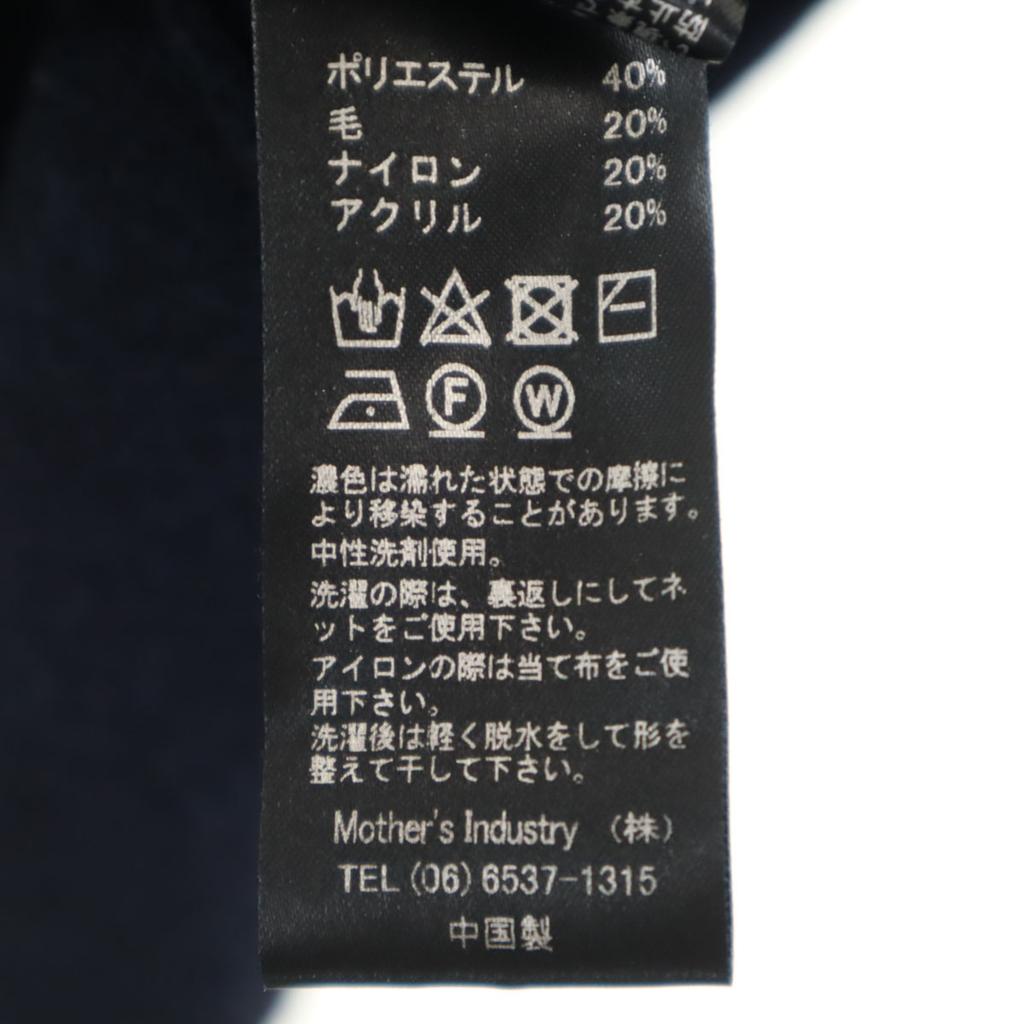 mizuiro ind Long sleeve V neck knit cardigan Navy Women Used