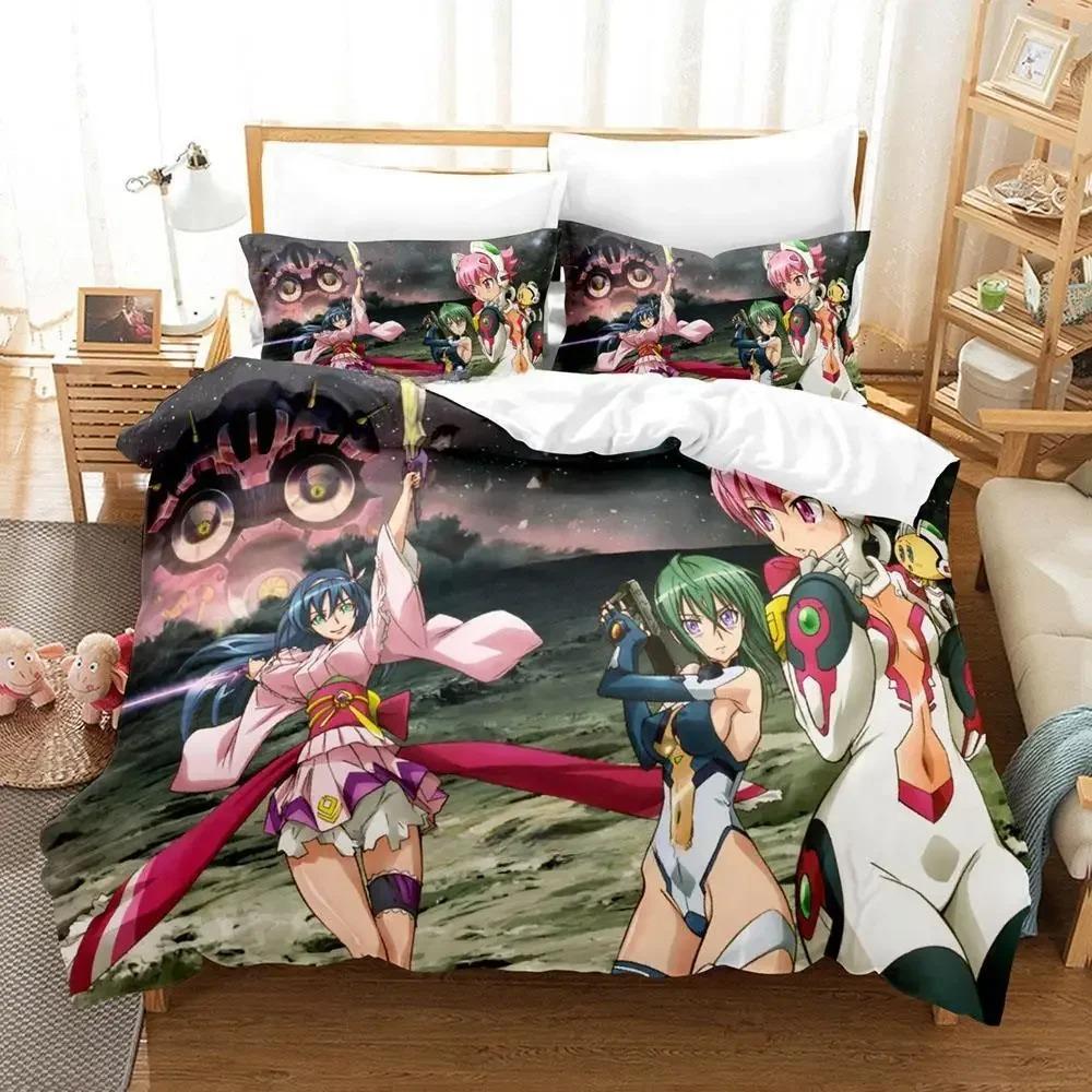 Kawaii Girl Sora Wo Kakeru Shoujo Bedding Collection Single Twin Full Queen King Size Bed Collection Adult Kid Bedroom Duvet Cover Collections Anime