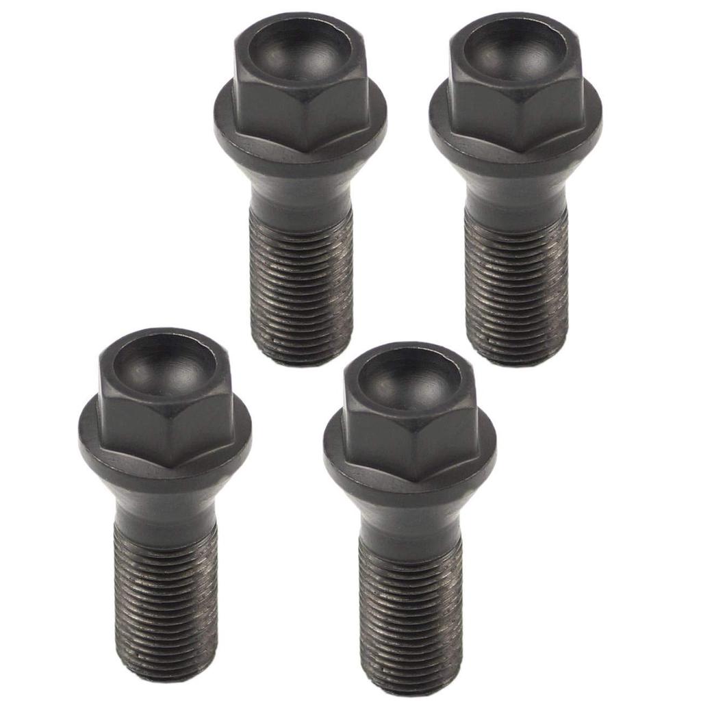 36136781151 Wheel Lug Nuts Bolts for BMW F30 F35 F10 F25 X3 E70 X5 M14 X 1.25 (Pack of 4)