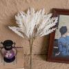 6 Pcs Snowy Branches Artificial Tree Picks Frosted Fake Plants Stems for Crafts Wreaths Winter Home Kitchen Table Decor