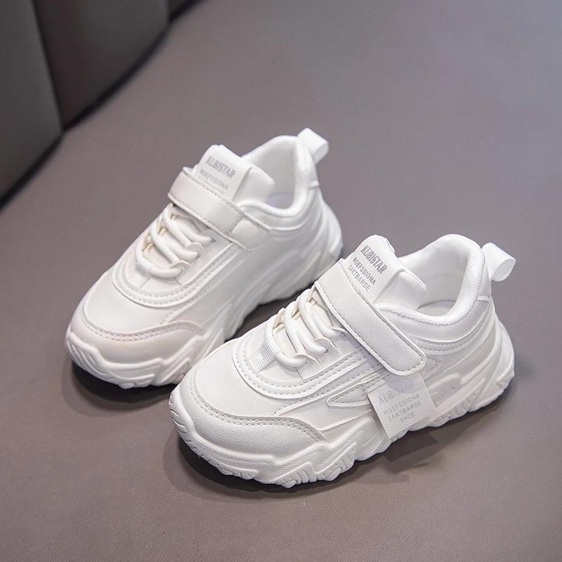 Girls Shoes Kids Fashion Sneakers Children Casual Sneakers Classic Soft Anti-skid Breathable Sports Running School Shoes New