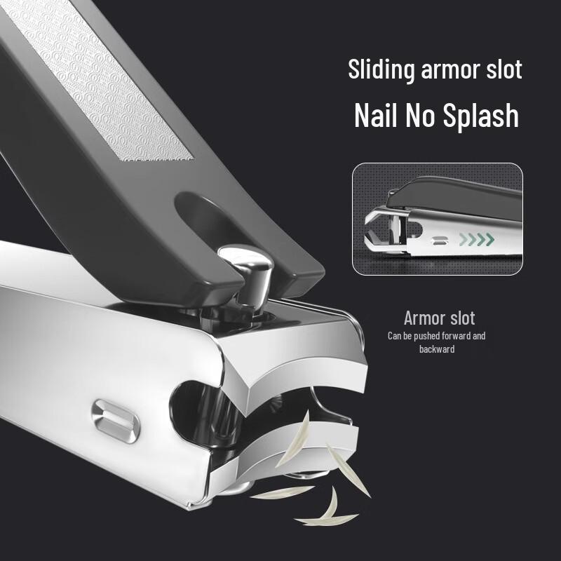 SEESOO Luxury Smart Traveler Anti-Splash Nail Clipper