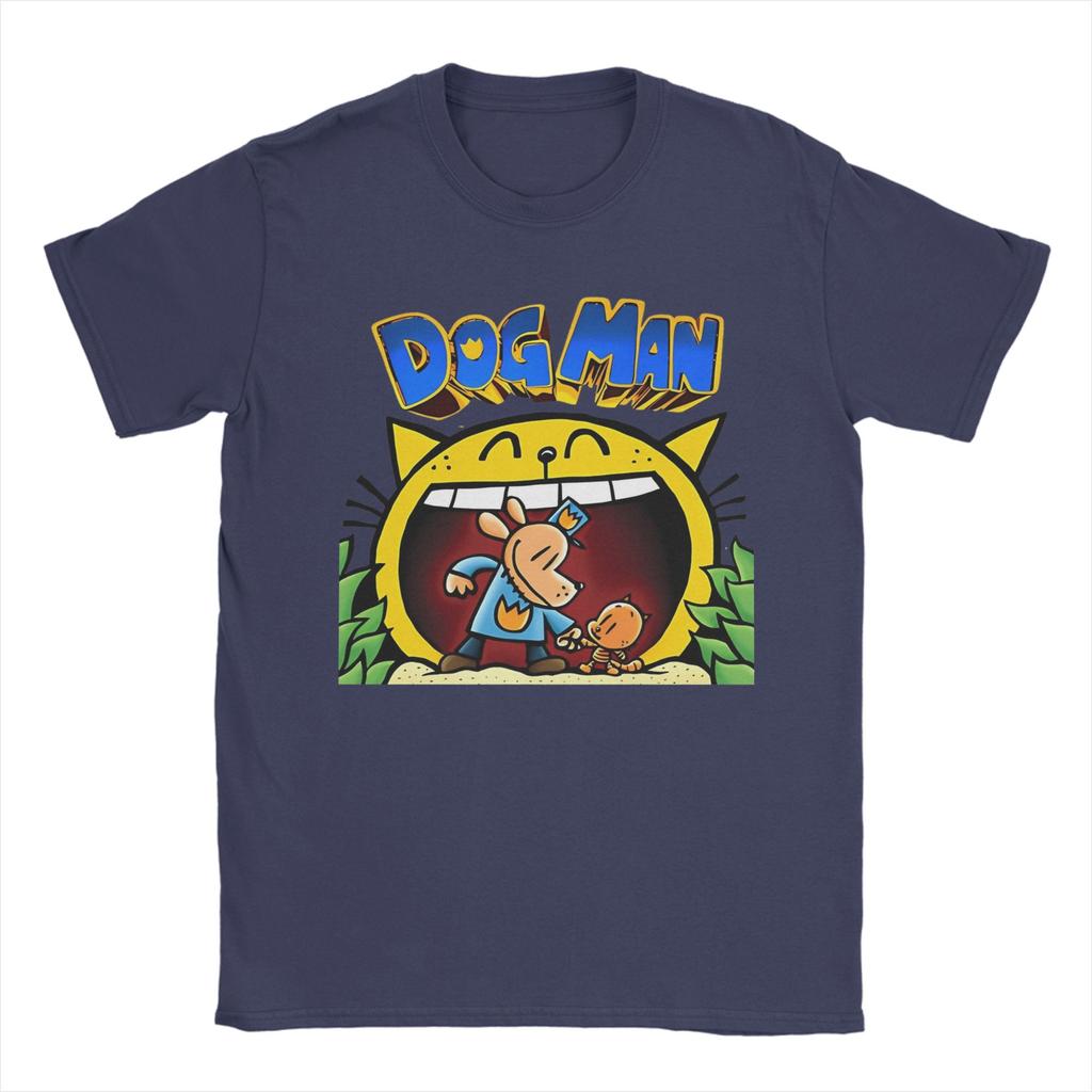 Dogman Cartoon Kids Dog Man TShirts Men Fashion 100 Cotton Tee Shirt Crewneck Short Sleeve T Shirt Summer Tops
