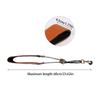 Comfortable Adjustable Saxophone Shoulder Strap Leather Support PU Texture for Clarinet Electric Wind Instruments
