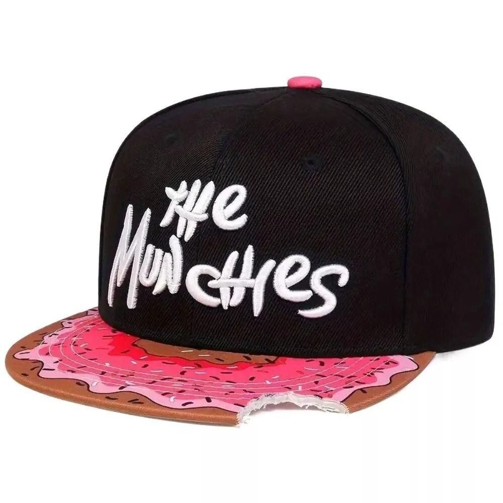 THE MUNCHIES Baseball Cap Embroidery Snapback Hat Fashion Sunscreen Cap  Outdoor