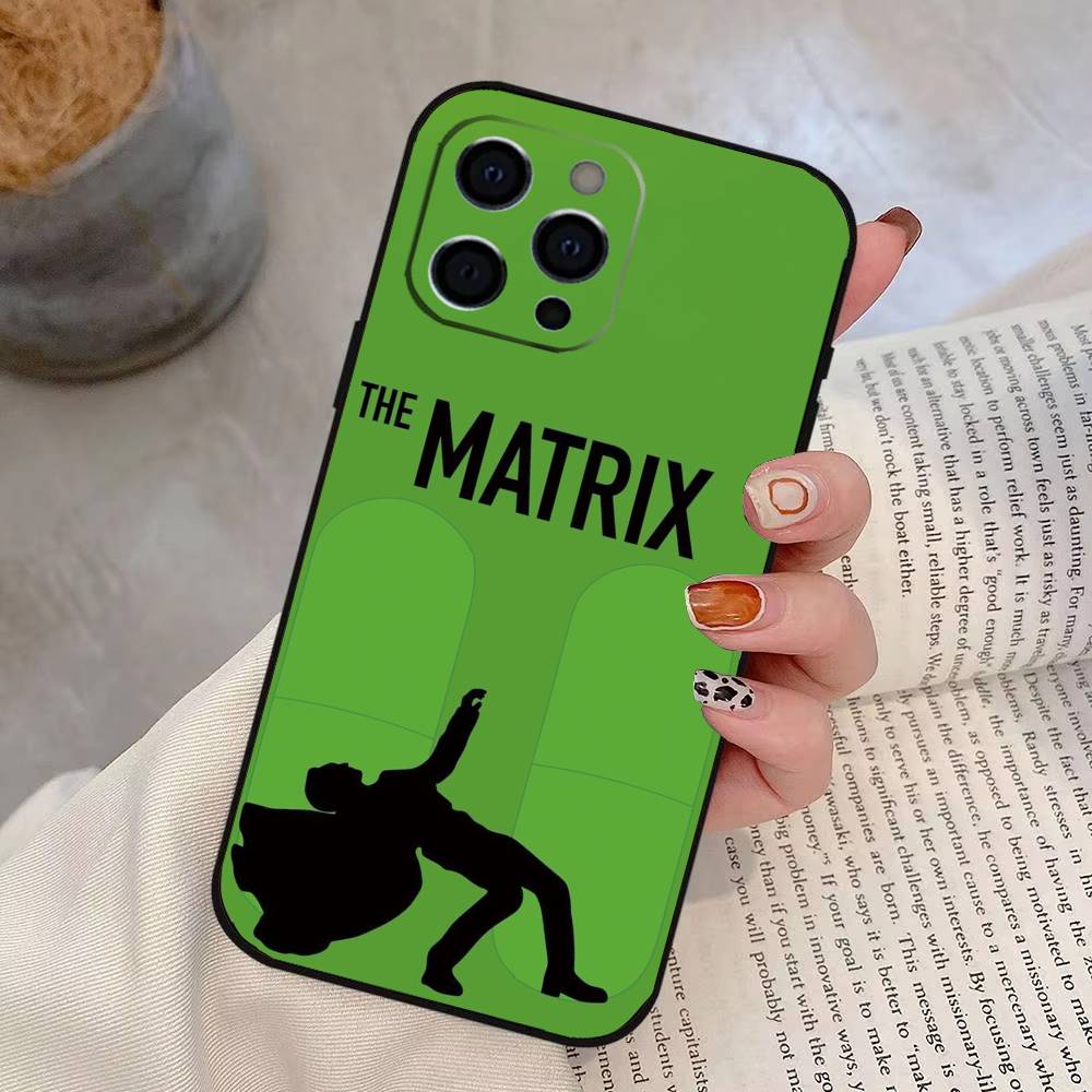T-The M-Matrix Phone Case For iPhone 17, 16,15,14,13,12,11 Plus,Pro Max, Others Soft Black Cover