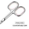 Stainless Steel Cuticle Precision Beauty Grooming for Nail Facial Hair Eyebrow Eyelash Nose Hair Professional Manicure Scissors