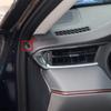 Vorderer Seitenlüftungsgitter-Zierleiste Innenverkleidung Metallabdeckung für Toyota Venza Harrier XU80 Styling-Aufkleber Zubehör