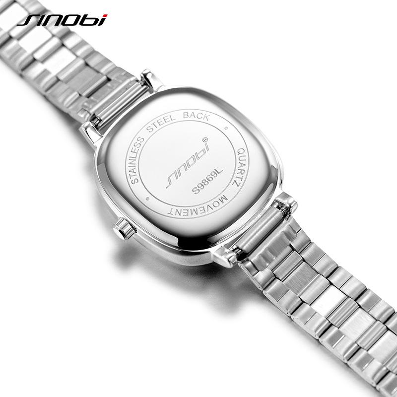 Sinobi Women's Fashionable Waterproof Quartz Steel Band Watch