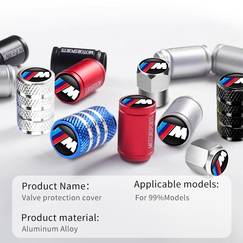 Nieuwe 4 stuks Auto Wiel Band Ventieldoppen Luchtstang Covers Accessoires Voor BMW E90 E60 E46 E39 F30 F10 E87 X3 X4 X5 X1 G30 G20 M3 M5