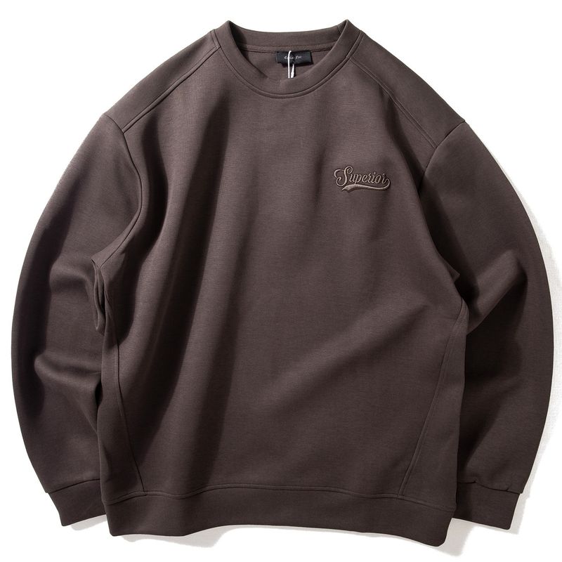 Men's Sweatshirt 2025 Spring and Autumn Season Round Neck Basic Versatile Top American Retro Air Cotton Trendy Pullover Jacket