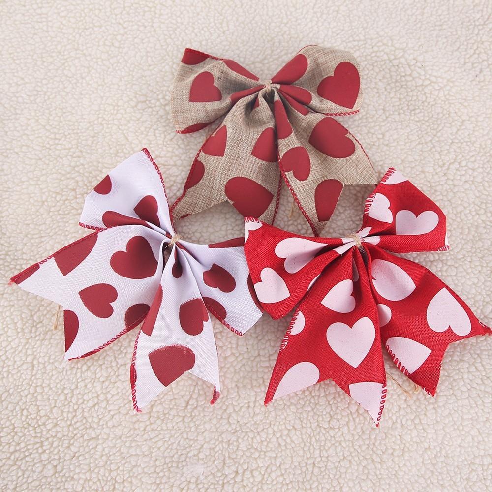Heart Love Charming Bowknot Fabric Decorations For Special Occasions And Events
