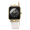 OLEVS Women's Quartz Watch White Waterproof Silicone Band Easy-to-Read Design