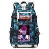 Hunter Anime School Bag Large Capacity Lightweight Student Backpack for Boys Girls Daily Use