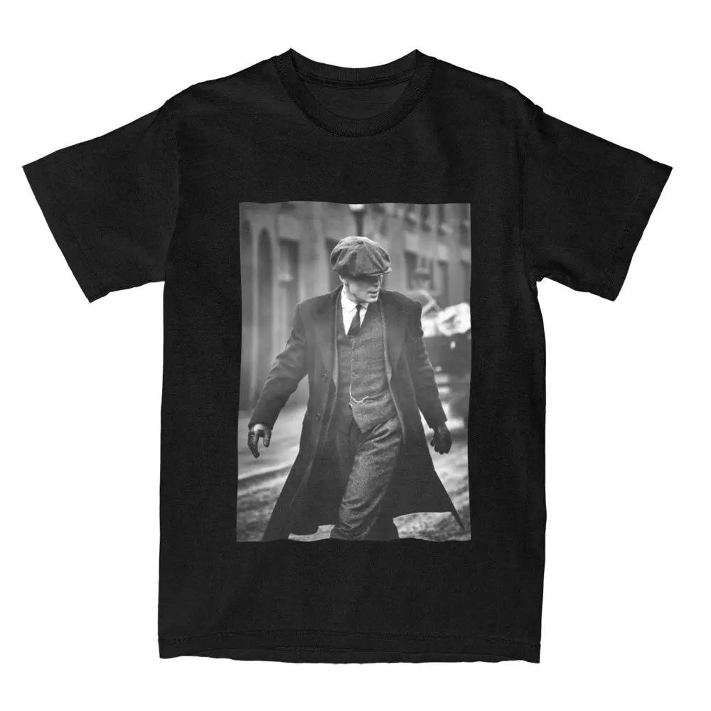 Men T Shirt Shelby Brothers Novelty Round Neck Short Sleeve Tees Mens White T-Shirts 100% Cotton Awesome Clothing