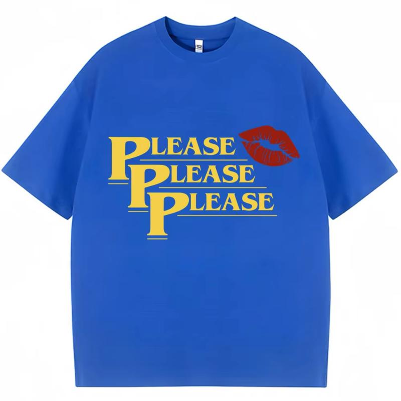 Sabrina Carpenter Please Please Please T Shirt Fashion Aesthetic Unisex Women ONeck Short Sleeve Summer Cotton Casual Tshirt