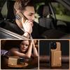 2-in-1 Magnetic Wireless Charging PU Leather Phone Case for iPhone 17 Air 17E 16 15 Pro 14 13 12Pro 11 XS Pro Max SE XR 7 8