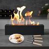 Safer Tabletop Fire Pit Smokeless Portable Smores Maker Small Ethanol Fireplace  Housewarming