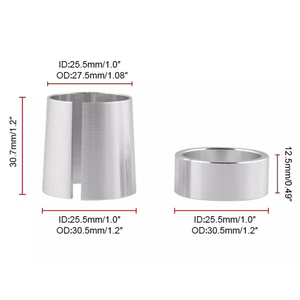 1in Konischer Antriebskupplungs-Wellenadapter-Verbinder Silber Aluminium Langlebiges Zubehör