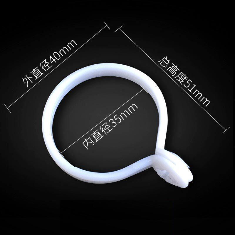 

Thickened Stainless Steel Roman Rod Curtain Hanging Ring Hook Accessory 10 pieces