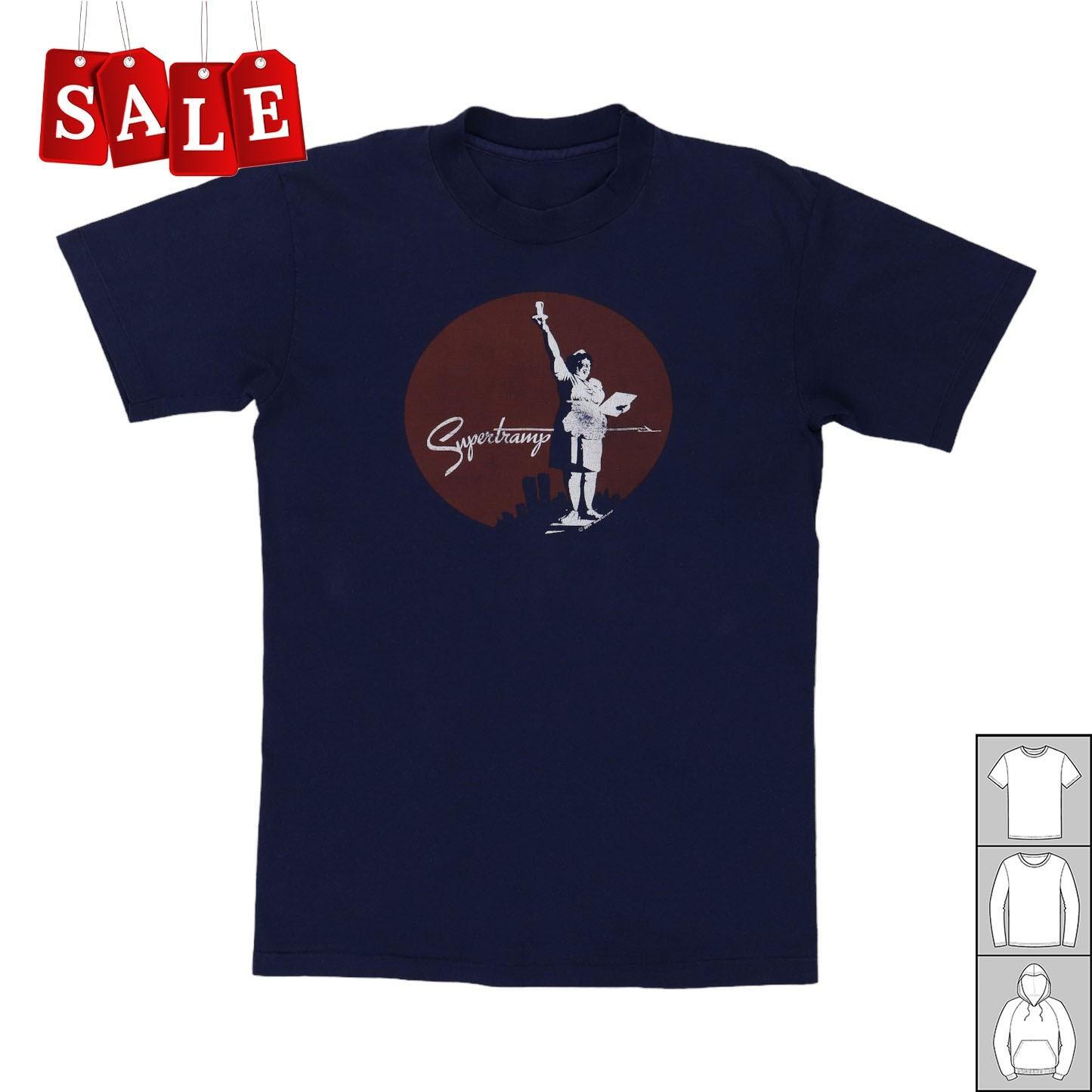 New 1978 Supertramp Breakfast In America Gift For Fans Unisex S-5XL Shirt CA704 XXXXL