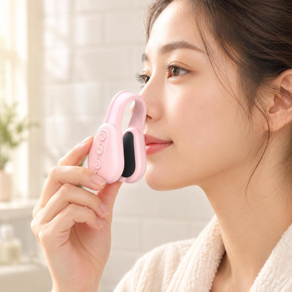 Electric Nasal Clip Compact AttachFit Nose with Control Buttons Portable for Beauty Enthusiasts,