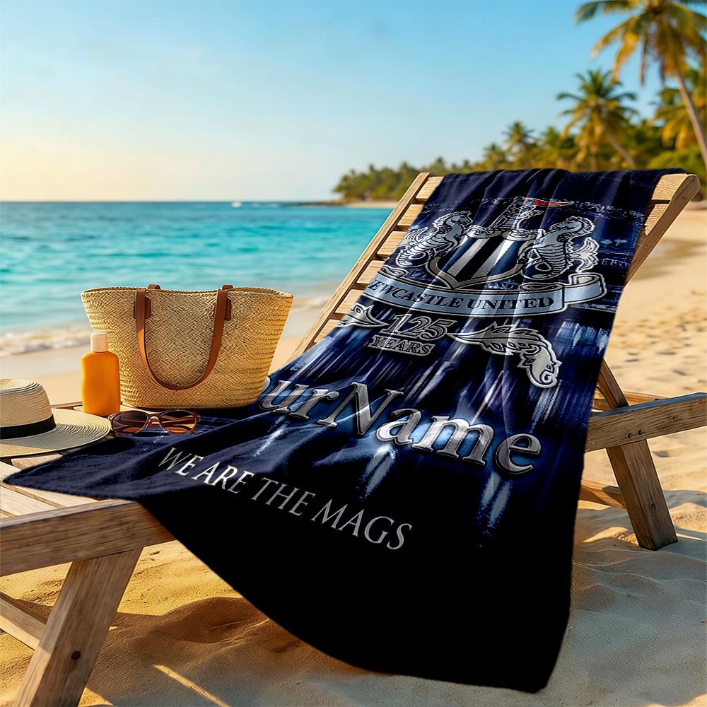 Newcastle Personalizowany Ręcznik Plażowy Szybkoschnący Miękki Mikrofibra