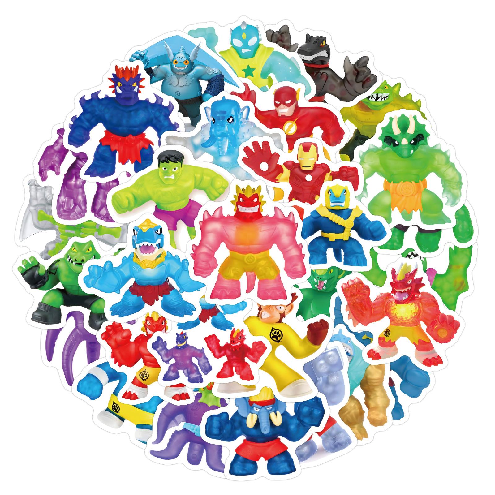 

60 Наклеек Граффити Нового Стиля Материал для DIY Декоративный Чемодан Скейтборд Водонепроницаемые Наклейки