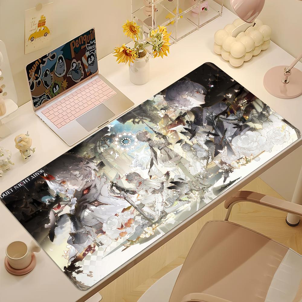 Mouse Pad AntiFray Home Custom Ergonomic Office Night Game Duet Shooting Rubber Large Desk Abyss Mat Keyboard Pc NonSlip