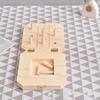 Pegboard for Finger Dexterity Wooden 9Hole Pegboard With Pegs Reactionary Speed Trainer Fine Motor Skills