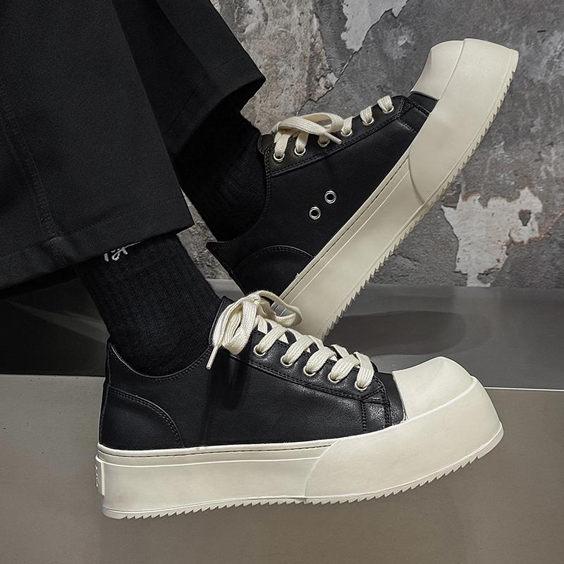 Fashion Black casual men's shoes Minimalist and comfortable style Outdoor Street Trendy Youth Hot selling classic Board shoes New