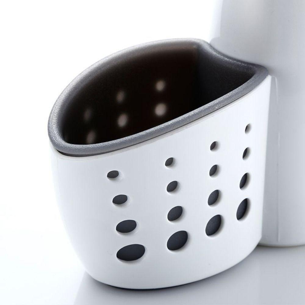 Anti-slip Detergent Storage Box Refillable Sponge Holder Liquid Dispenser  Washbasin