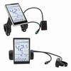 Electric Bike LCD Display Sturdy and Wear Proof ABS Easy To Install Scooter LCD Display 5 Pin for 31.8mm 22.2mm Handlebars