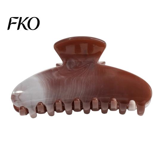 Damage-free Hair Clip Back Head Claw, Macaron Color Shower Clip, Smooth Surface Large Long Claw Anti-Slip Teeth Accessory for Buns Commuting