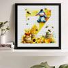 DIY Diamond Painting Round Diamond The Letters "Z" In Vini and Eeyore Full Diamond Mosaic Home Decoration Painting Cross Stitch Kit
