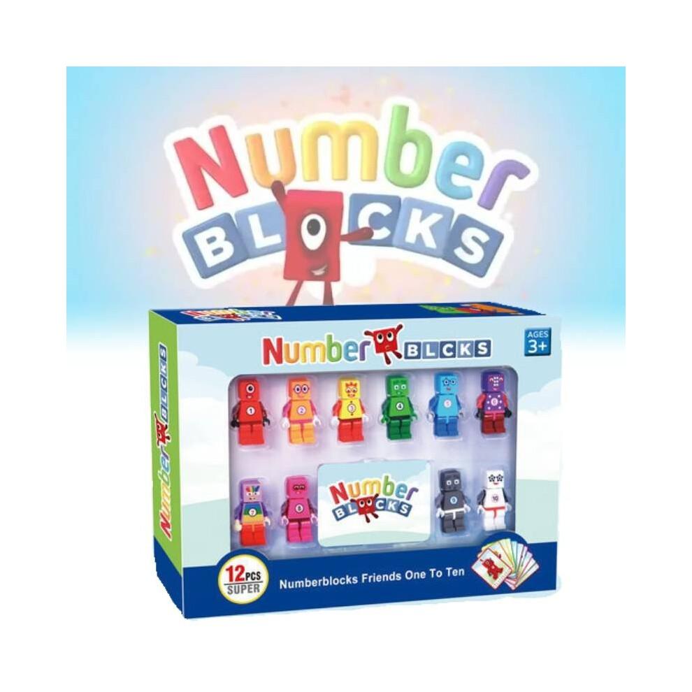 Figuren Numberblocks Action-Modell Bausteine Spielzeug DIY Pädagogisches Geschenk Kinder