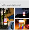 LED Camping Lantern Tent Light & Atmosphere Glow Strip with Measuring Tape Spotlight.