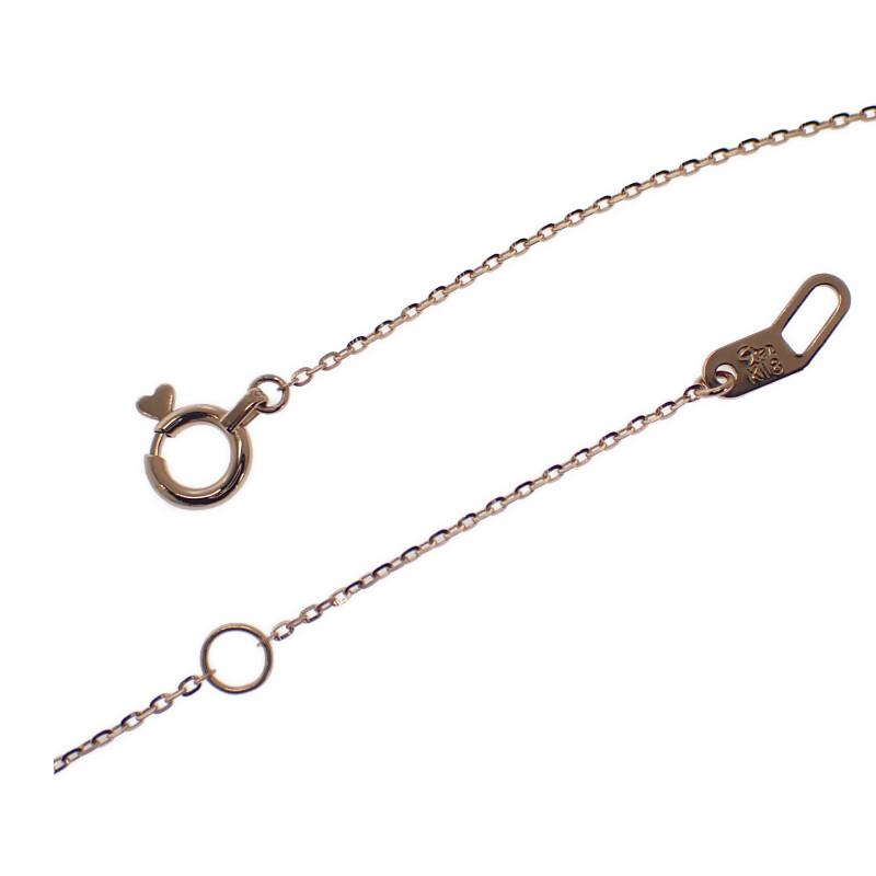STAR JEWELRY 2ZN2412 Necklace K18 Pink Gold Women