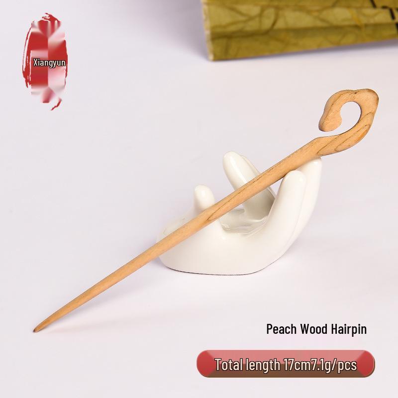 Fermacapelli Serpente Lin Spirit 2025: Nuovo Accessorio per Capelli Legno di Sandalo per Acconciature Raccolte in Stile Antico