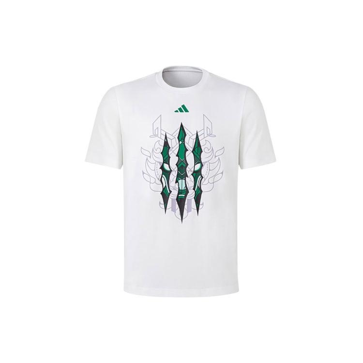 adidas Damian Lillard Ultimate Warrior T-Shirts White Men s IS0577 L